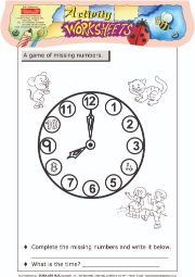 Scholars Hub Worksheets Time